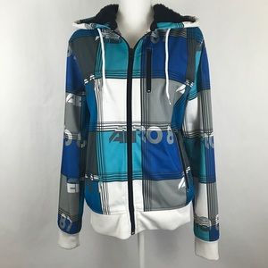 Aeropostale Jacket Mens Medium Multi-Colored